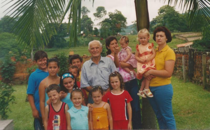 Abramo De Villa e netos